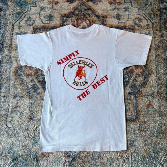 Vintage Belleville Bulls Super Fan T-shirt Medium - Picture 2 of 5
